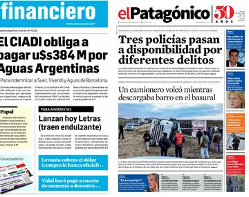 Tapas de diarios del martes 9 de mayo de 2017