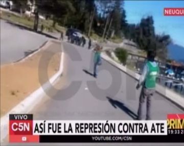 Así fue la represión a ATE en Neuquén