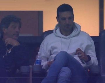 Scaloni visitó a Messi tras su lesión: estuvo presente en la derrota del Inter Miami