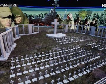 El homenaje a los héroes de Malvinas en la realidad aumentada de C5N