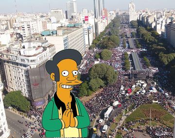 ¿Se llenará el Obelisco de fanáticos de Los Simpson que pedirán la continuidad de Apu?