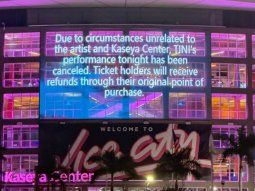 Sorpresa por la cancelación a último momento del show de Tini Stoessel en Miami: el comunicado oficial Sorpresa por la cancelación a último momento del show de Tini Stoessel en Miami: el comunicado oficial