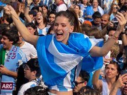 El desaforado festejo de la China Suárez en México tras el triunfo argentino