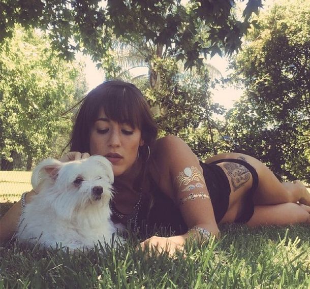 La foto de la hermana de Luciana Salazar totalmente desnuda.