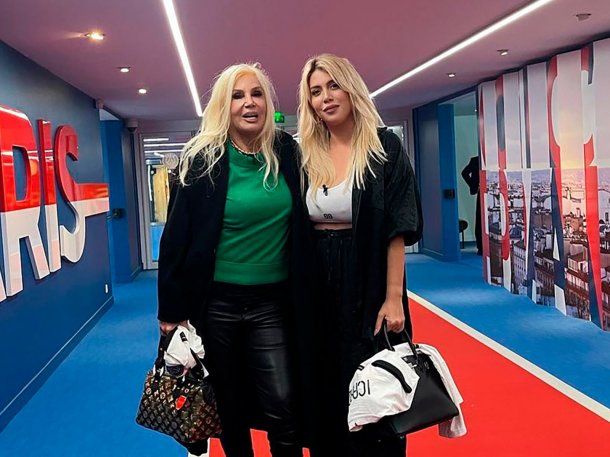 Susana Giménez con Wanda Nara.