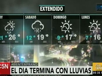 Hoy continuará el calor pero las lluvias traerán el fin del veranito porteño