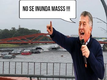 #NoSeInundaMas es tendencia: estallaron los memes por otra mentira de Mauricio Macri