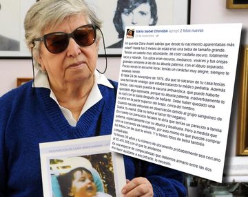 Las emotivas cartas de Chicha Mariani a Clara Anahí