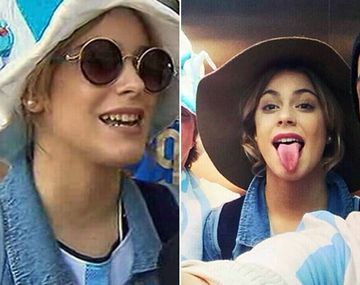Violetta fue a ver a la Selección y se convirtió en una cábala