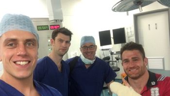 Quiso seguir jugando con fractura expuesta Quiso seguir jugando con fractura expuesta