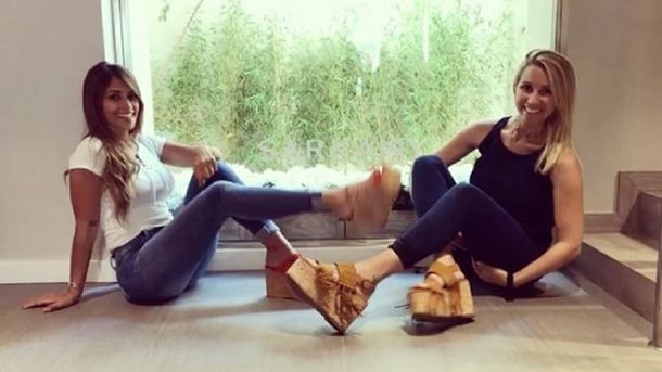 Antonella Roccuzzo y Sofía Balbi