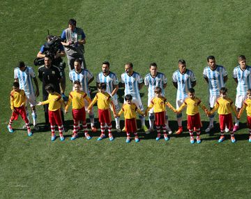 Así sonó el himno argentino en el Arena Corinthians de San Pablo
