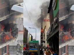 Susto en Belgrano: evacuaron un edificio por un incendio