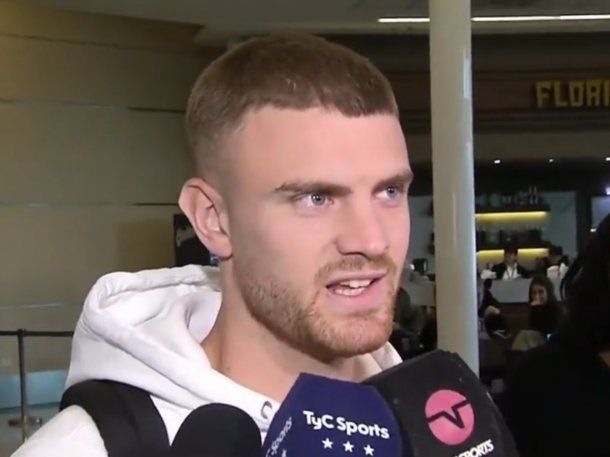 Lucas Beltrán habló antes de viajar a Italia tras ser comprado por la Fiorentina