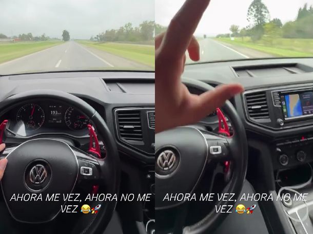 Manejó a casi 200 km/h, se filmó y subió el video: le sacaron el registro