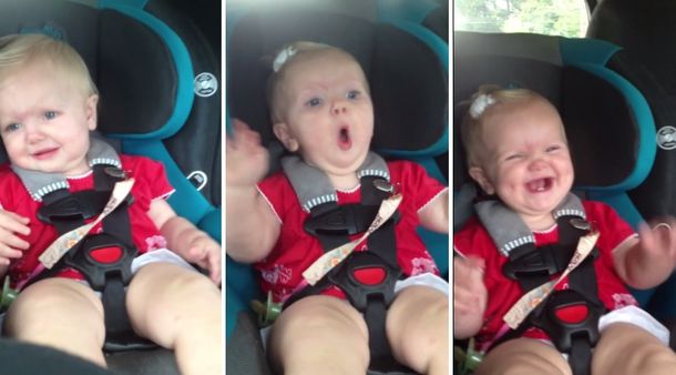 VIDEO: cómo calmar a una bebé caprichosa con música de Katy Perry