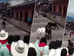 video: la terrible embestida de un toro que hizo dar vueltas en el aire a un joven video: la terrible embestida de un toro que hizo dar vueltas en el aire a un joven