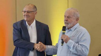 El vicepresidente de Brasil, Geraldo Alckmin; y el presidente Luiz Inácio Lula da Silva