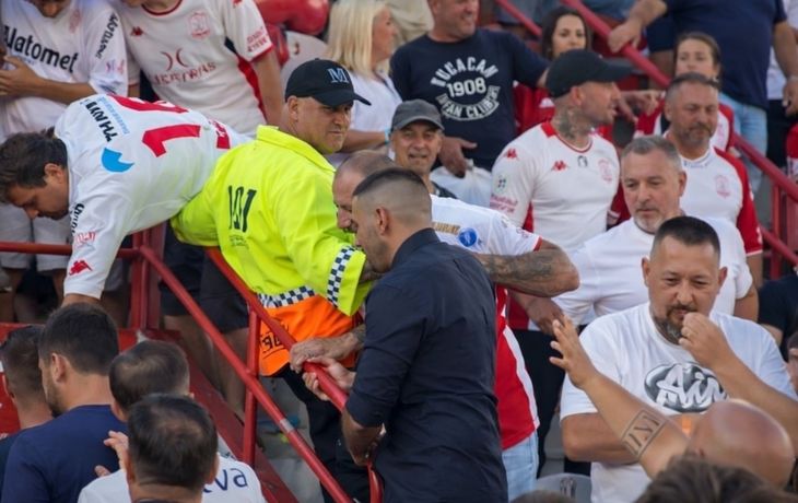 El hincha de Huracán que agredió a un jugador de San Lorenzo recibirá una durísima sanción