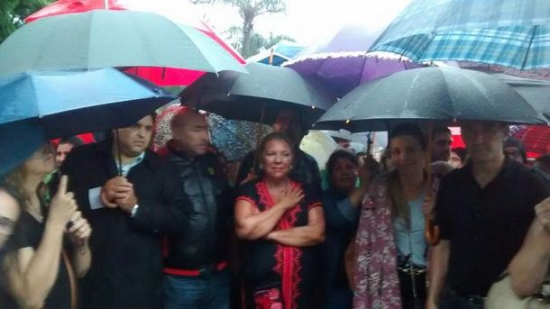 Carrió dijo que no le gustó que hablara Piumato en la marcha por Nisman