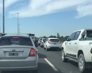 Ruta 2 hacia la costa colapsada.