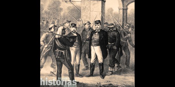Los liberales José María Arteaga y Carlos Salazar son fusilados por fuerzas imperialistas en 1865.