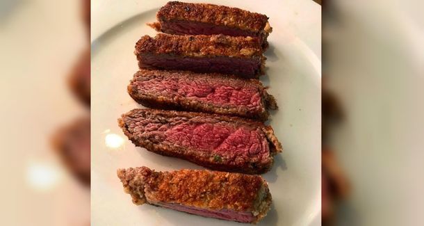 Una milanesa de lomo jugosa y tierna como no hay otra