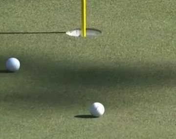 Impresionante: carambola y hoyo en uno en el Masters de Augusta