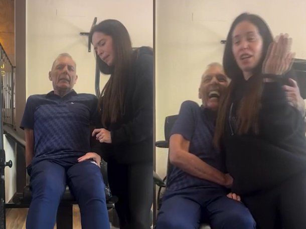 Entre risas y esfuerzo: el emotivo recuerdo de Miguel Ángel Russo que publicó su kinesióloga