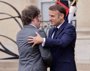 Javier Milei y Emmanuel Macron