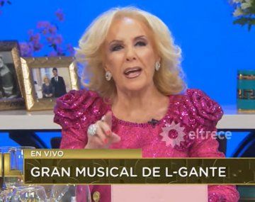 Mirtha Legrand cantó El Abecedario de L-Gante
