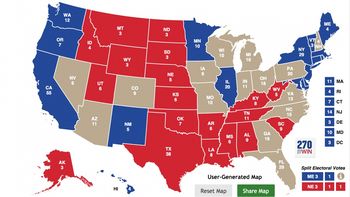 Los llamados swing states son considerados claves para la definición de las elecciones, en particular Florida por su peso en el Colegio Electoral Los llamados swing states son considerados claves para la definición de las elecciones, en particular Florida por su peso en el Colegio Electoral