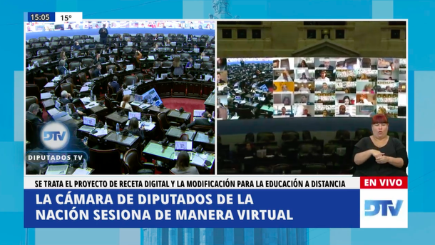 VIVO: Sesión virtual especial en Diputados