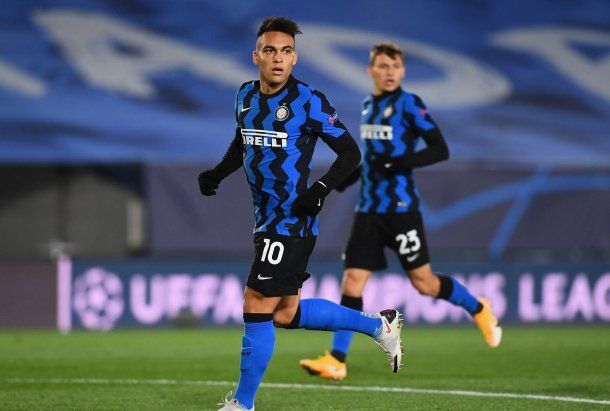 Champions League: Lautaro Martínez marcó uno de los goles en la derrota del Inter ante Real Madrid. Gentileza: @Inter_es