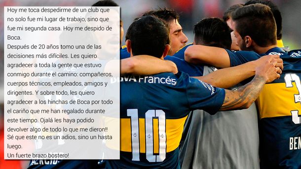 La carta despedida de un referente de Boca: ¿opaca la renuncia de Messi?