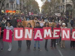 Una de las marchas del colectivo #NiUnaMenos
