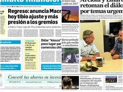 Tapas de diarios del lunes 29 de enero de 2018