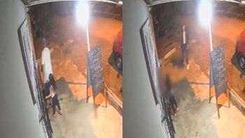 La secuencia quedó grabada por más cámaras de seguridad.