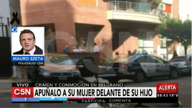 Horror en Belgrano: mató a puñaladas a su mujer delante de su hijo de 9 años