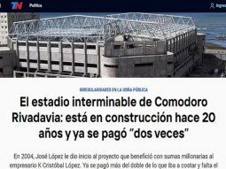 Respuesta pública a una nota de Canal 13, TN y TN.COM.AR sobre la edificación del Estadio Centenario
