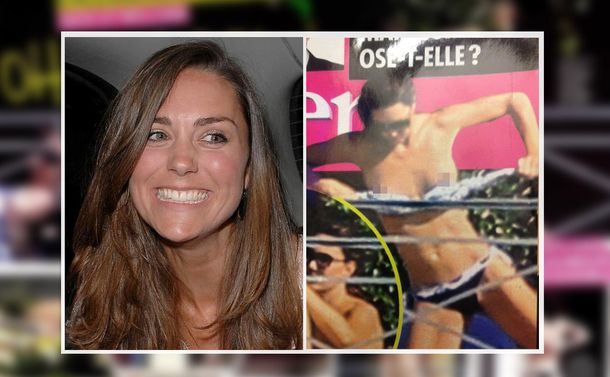 Publican más fotos de la princesa Kate Middleton en topless