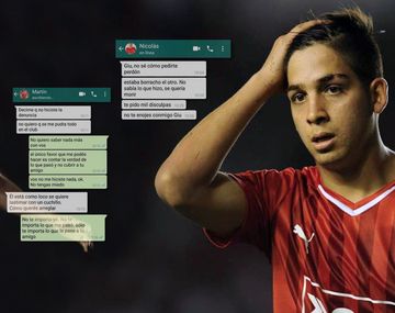 Los chats entre la víctima de Zárate y los jugadores de Independiente