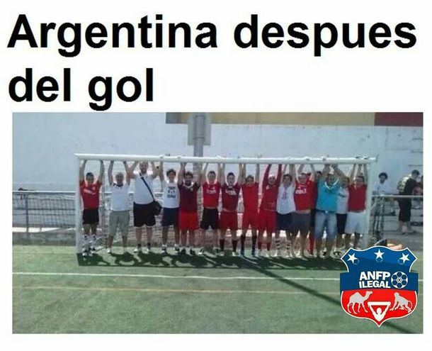 Los infaltables memes de Argentina 1 - Chile 0