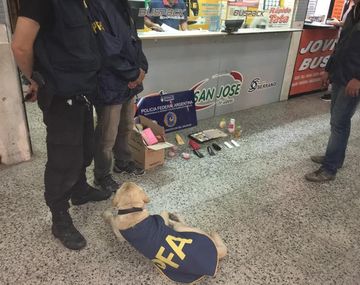 Incautaron cocaína camuflada en artículos de limpieza