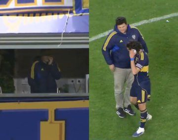 El llamado de Riquelme a Cavani en plena Bombonera tras la victoria de Boca