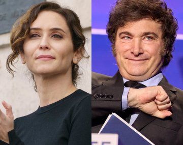 Isabel Díaz Ayuso y Javier Milei