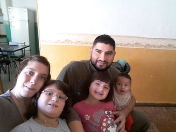 La familia Salgán, a pleno