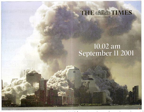 Así fueron las tapas de los diarios del día después del 11-S