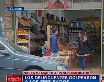 Asaltan a los dueños de un supermercado chino en Recoleta