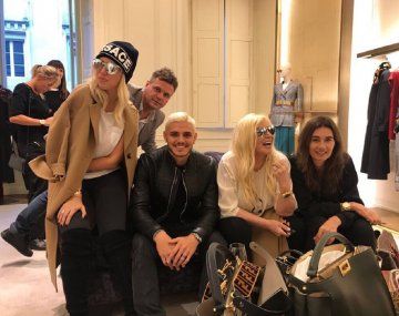 Susana Giménez con Wanda Nara y Mauro Icardi